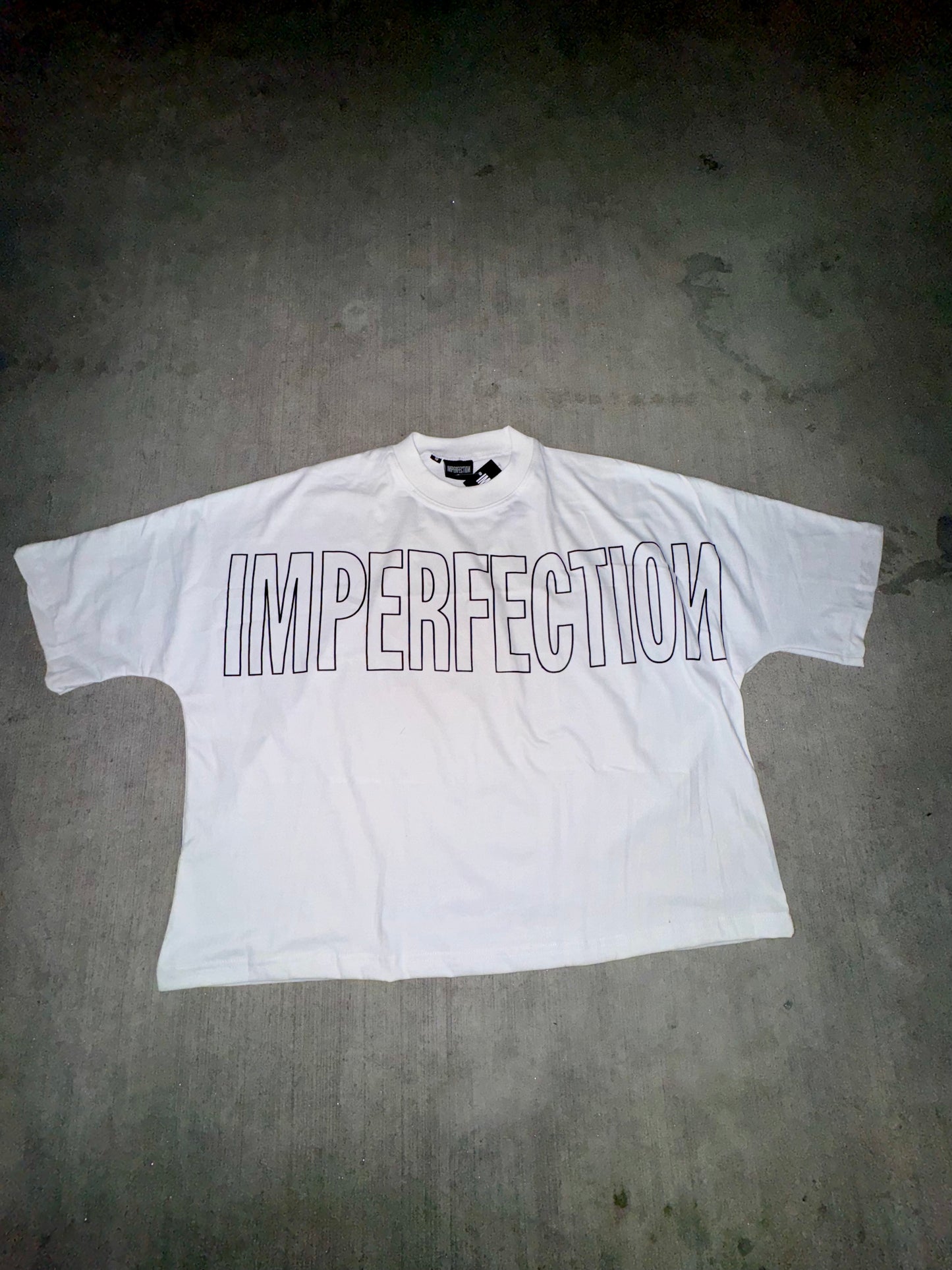 Oversized White Short Sleeve Tee